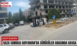 Kaza sonrası Adıyaman'da sürücüler arasında kavga