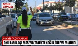 Adıyaman'da okulların açılmasıyla trafikte yoğun önlemler alındı