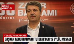 Başkan Abdurrahman Tutdere'den 12 Eylül mesajı