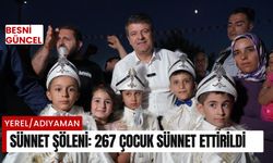 Adıyaman Belediyesi'nden sünnet şöleni: 267 çocuk sünnet ettirildi