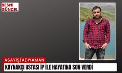 Kaynakçı ustası ip ile hayatına son verdi