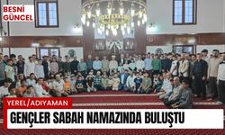 Gençler sabah namazında buluştu