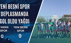 Yeni Besni Spor deplasmanda gol oldu yağdı