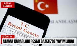 Atama kararları Resmi Gazete'de yayımlandı