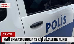 FETÖ operasyonunda 12 kişi gözaltına alındı