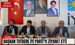 Başkan Tutdere İYİ Parti’yi ziyaret etti