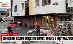 Otomobilin okulun bahçesine girmesi sonucu 3 kişi yaralandı