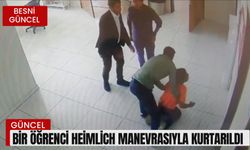 Bir öğrenci Heimlich manevrasıyla kurtarıldı