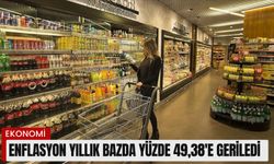 Enflasyon yıllık bazda yüzde 49,38'e geriledi