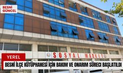 Besni İlçe Kütüphanesi İçin Bakım ve Onarım Süreci Başlatıldı