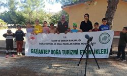 İslahiye’de öğrenciler kuş gözlemciliği yaptı