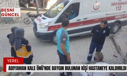 Adıyaman Kale Önü'nde baygın bulunan kişi hastaneye kaldırıldı