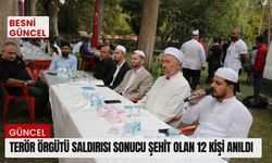 Terör örgütü saldırısı sonucu şehit olan 12 kişi anıldı