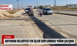 Adıyaman Belediyesi Fen İşleri ekiplerinden yoğun çalışma