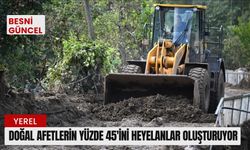 Doğal afetlerin yüzde 45'ini heyelanlar oluşturuyor