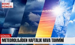 Meteorolojiden Haftalık Hava Tahmini