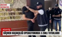 Göçmen kaçakçılığı operasyonunda 3 zanlı tutuklandı