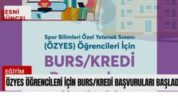 ÖZYES Öğrencileri İçin Burs/Kredi Başvuruları Başladı!