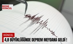 4,8 Büyüklüğünde Deprem Meydana Geldi !