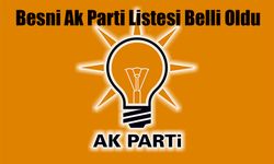 Besni Ak Parti Listesi Belli Oldu