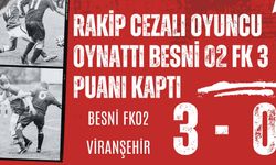 Rakip Cezalı oyuncu oynattı Besni02 FK 3 puanı kaptı