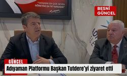 Adıyaman Platformu Başkan Tutdere’yi ziyaret etti