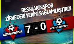 Besni Akınspor Zirvedeki Yerini Sağlamlaştırdı