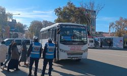 Adıyaman'da toplu taşıma ve ticari taksilere denetim