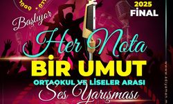 "Her Nota Bir Umut" ses yarışması başlıyor