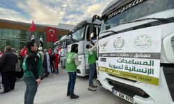 Şanlıurfa'dan Suriye’ye 5 yardım tırı gönderildi