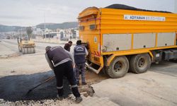 Adıyaman, toki yolu asfalt yapımı devam ediyor