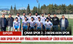 Akın Spor Play-Off Finallerine Namağlup Lider Katılacak