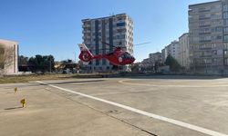 Ambulans helikopter lösemi hastası için havalandı