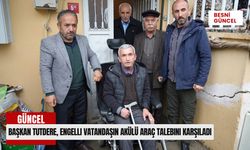 Tutdere, Engelli Vatandaşın Akülü Araç Talebini Karşıladı