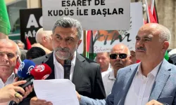 Mardin'de  Gazze'ye yönelik saldırılar protesto edildi