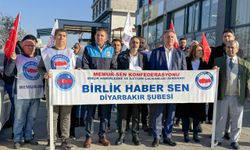 Rize'de iki PTT çalışanının öldürülmesi protesto edildi