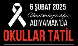 Adıyaman'da 6 Şubat’ta Okullar Tatil