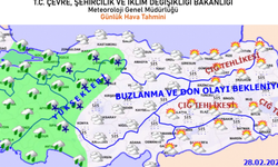 Meteoroloji’den;Buzlanma ve Don Tehlikesi Uyarısı!