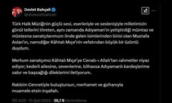 Devlet Bahçeli’den Kahtalı Mıçe için taziye mesajı