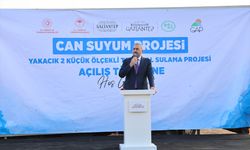 Oğuzeli'nde Cansuyum Projesi'nin 8 bin 450 metresi açıldı