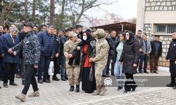 Güvenlik korucusu Mardin'de son yolculuğuna uğurlandı