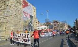 Tekirdağ'dan yola çıkan gönüllüler Gelibolu'ya Ulaştı