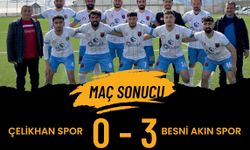 Çelikhan Spor 0 – 3 Besni Akın Spor