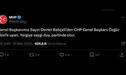 Bahçeli'den Özel'e Yargıya Saygı Duy, Partinde Otur