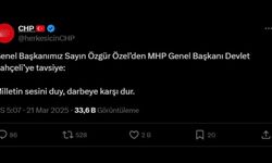 Özgür Özel'den Bahçeli’ye Milletin sesini duy