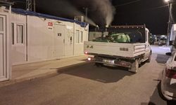 Adıyaman Belediyesinden sinek ve haşereye karşı gece mesaisi