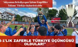 Adıyaman İşitme Engelliler takımı Türkiye 3.sü