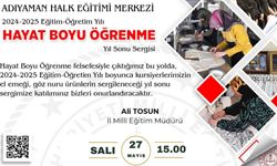Adıyaman'da 'Hayat Boyu Öğrenme' Sergisi"