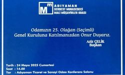 Adıyaman SMMMO'dan Genel Kurul Daveti