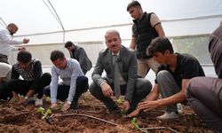 Adıyaman’da 500 metrekarelik uygulama serası açıldı 